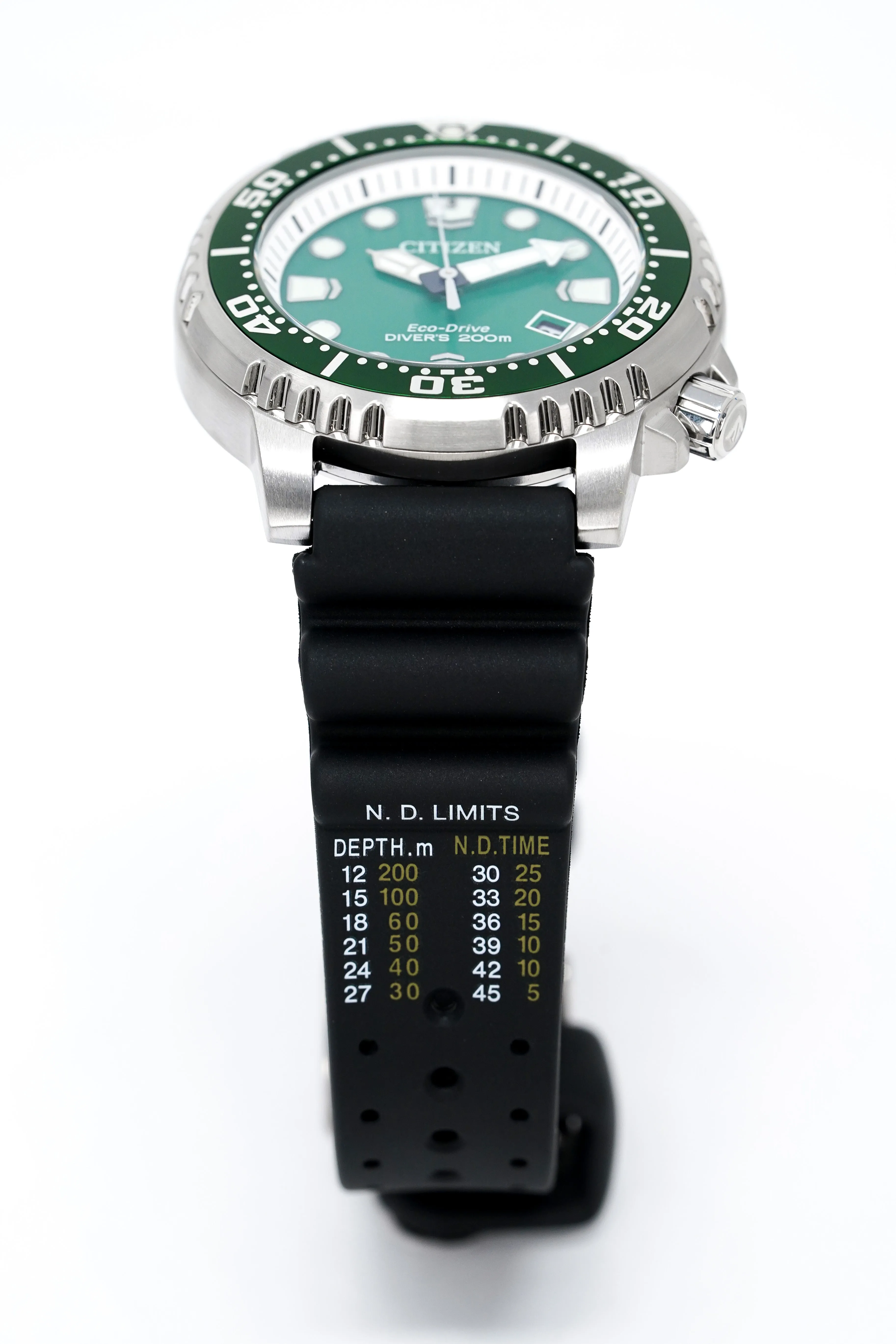 Citizen Men's Watch Eco-Drive Dive Silicone Strap BN0158-18X