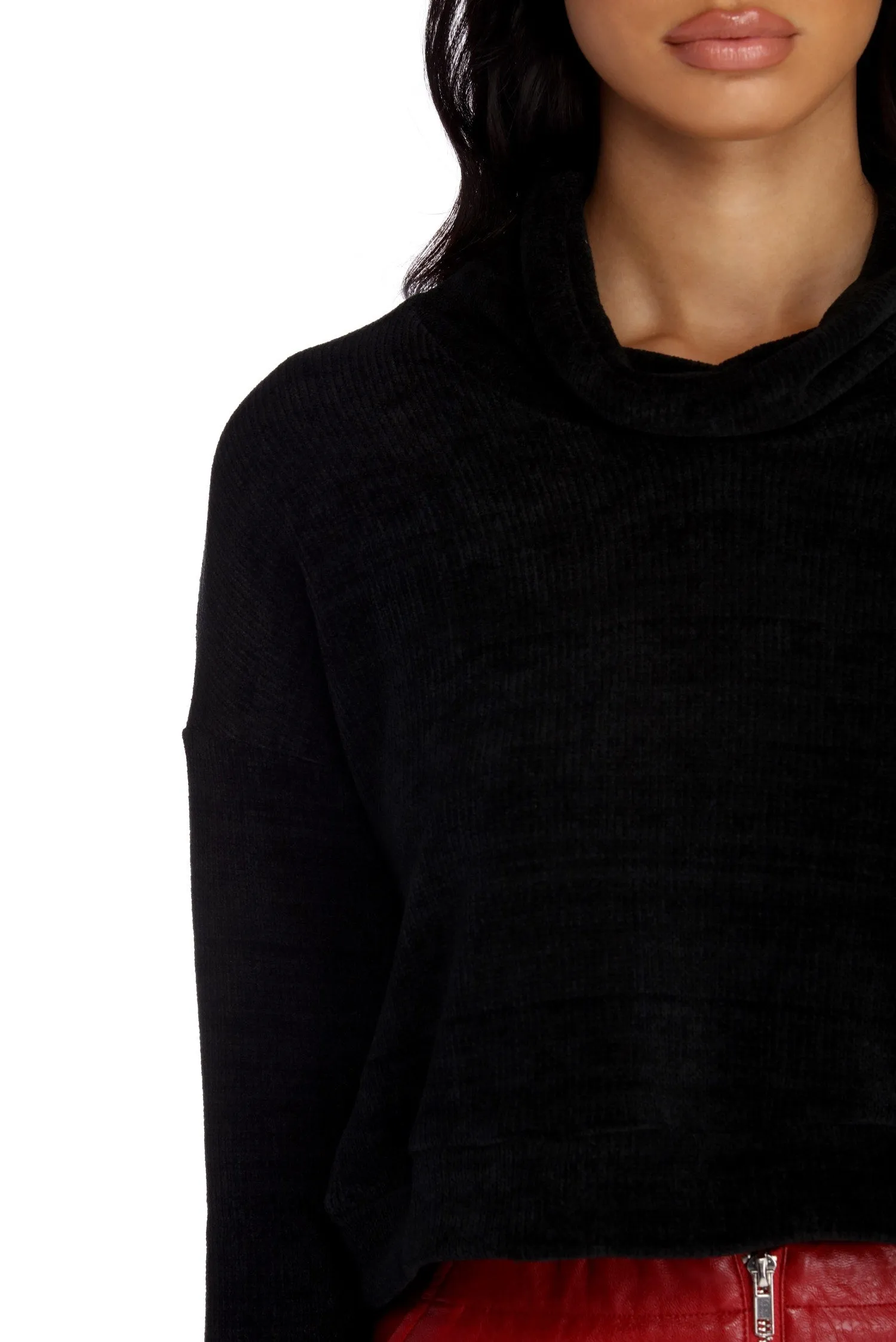 Corduroy Cropped Sweater