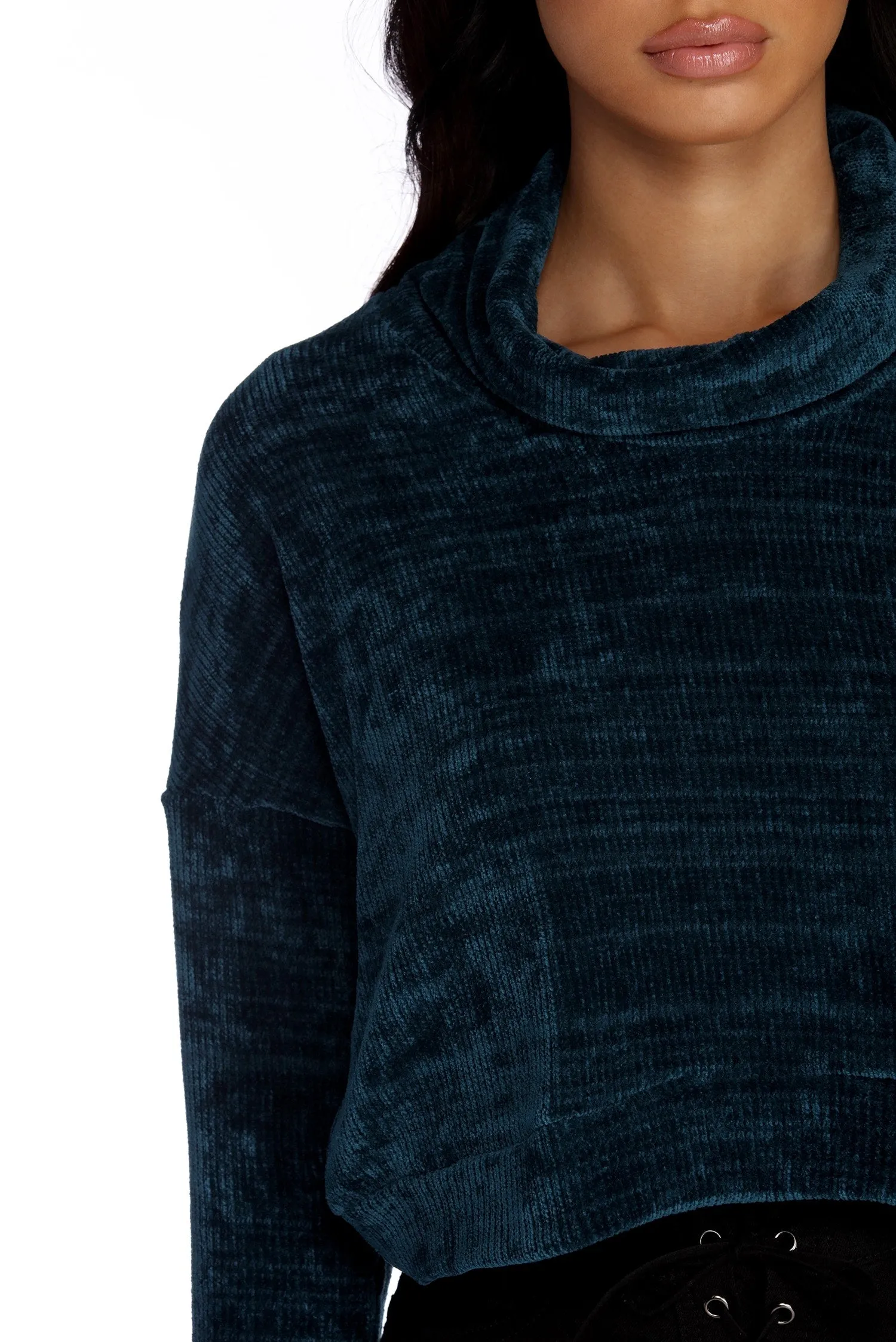 Corduroy Cropped Sweater