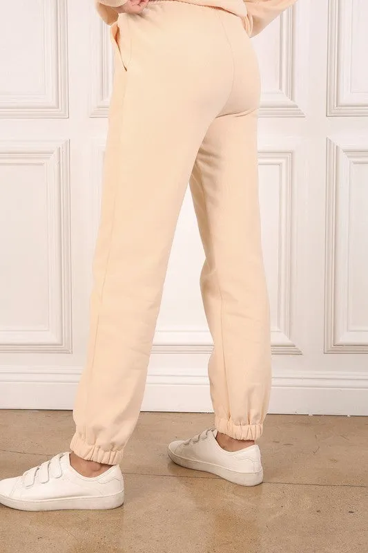 Cream Sweat Joggers