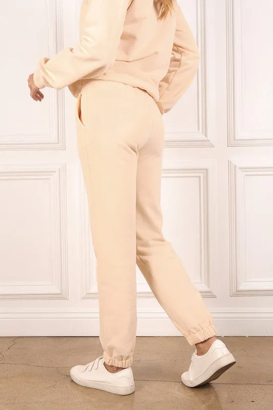 Cream Sweat Joggers