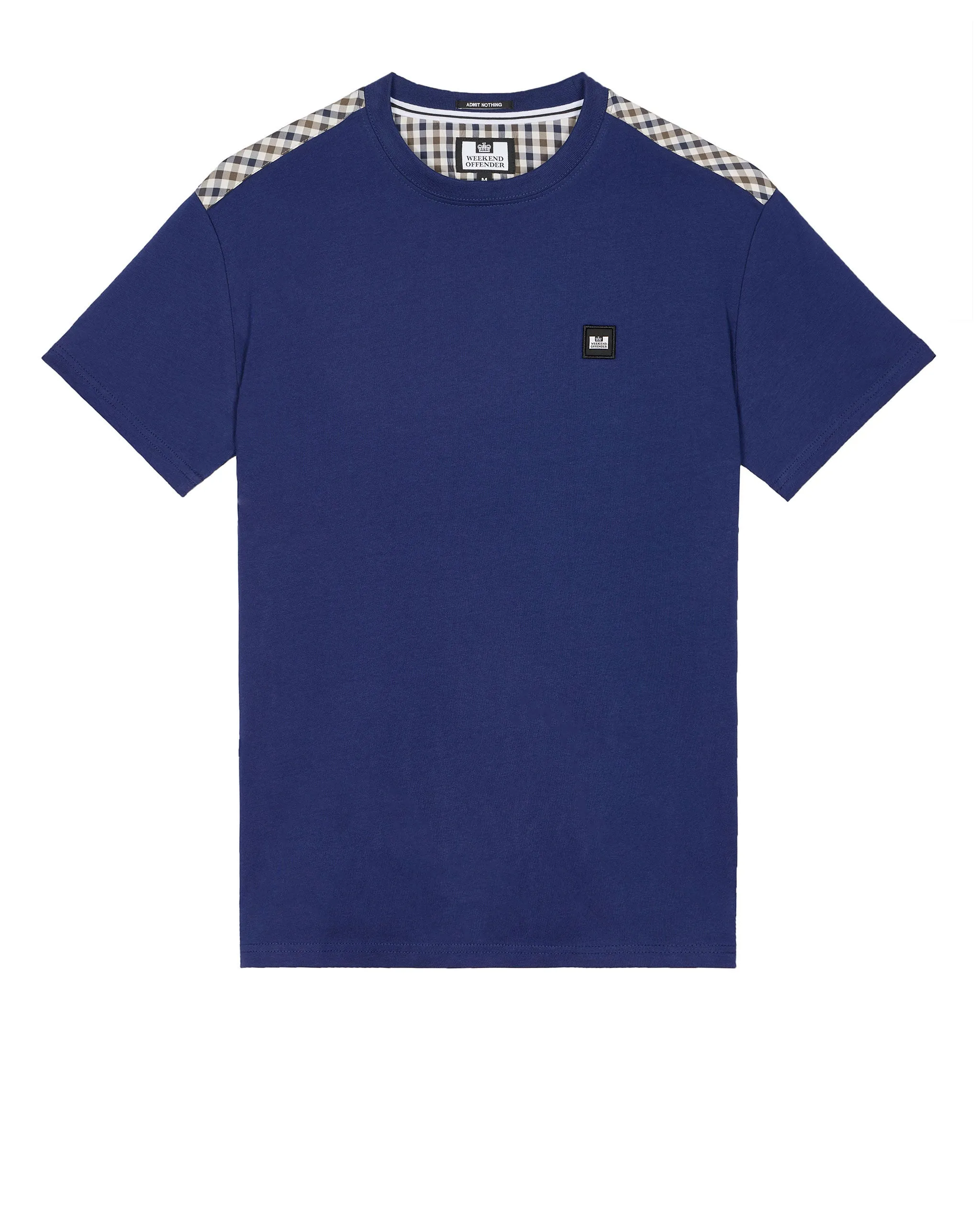 Diaz T-Shirt Bright Navy/Mid House Check