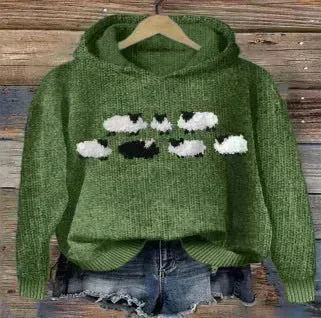 Digital Printing Dog Pattern Sweater Men