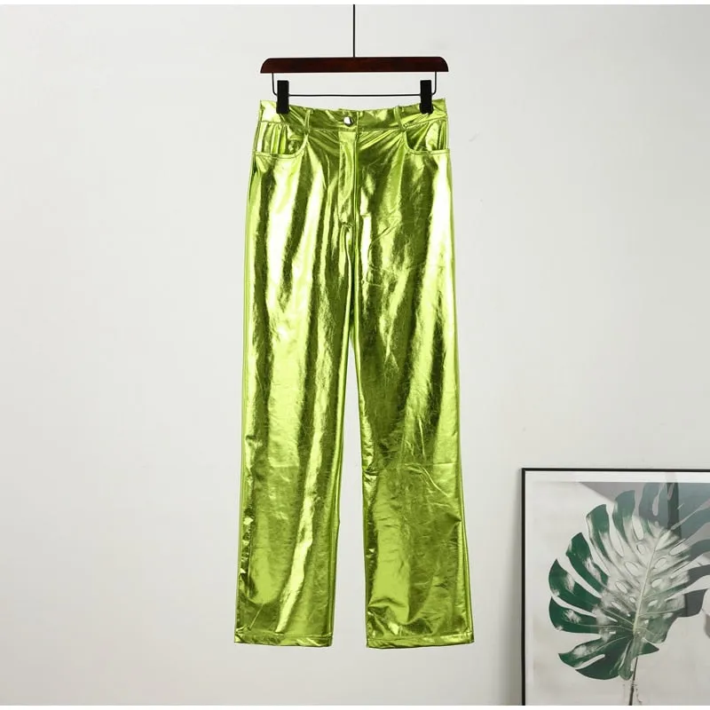 Edina Colorful Metallic Disco Pants - 7 Colors