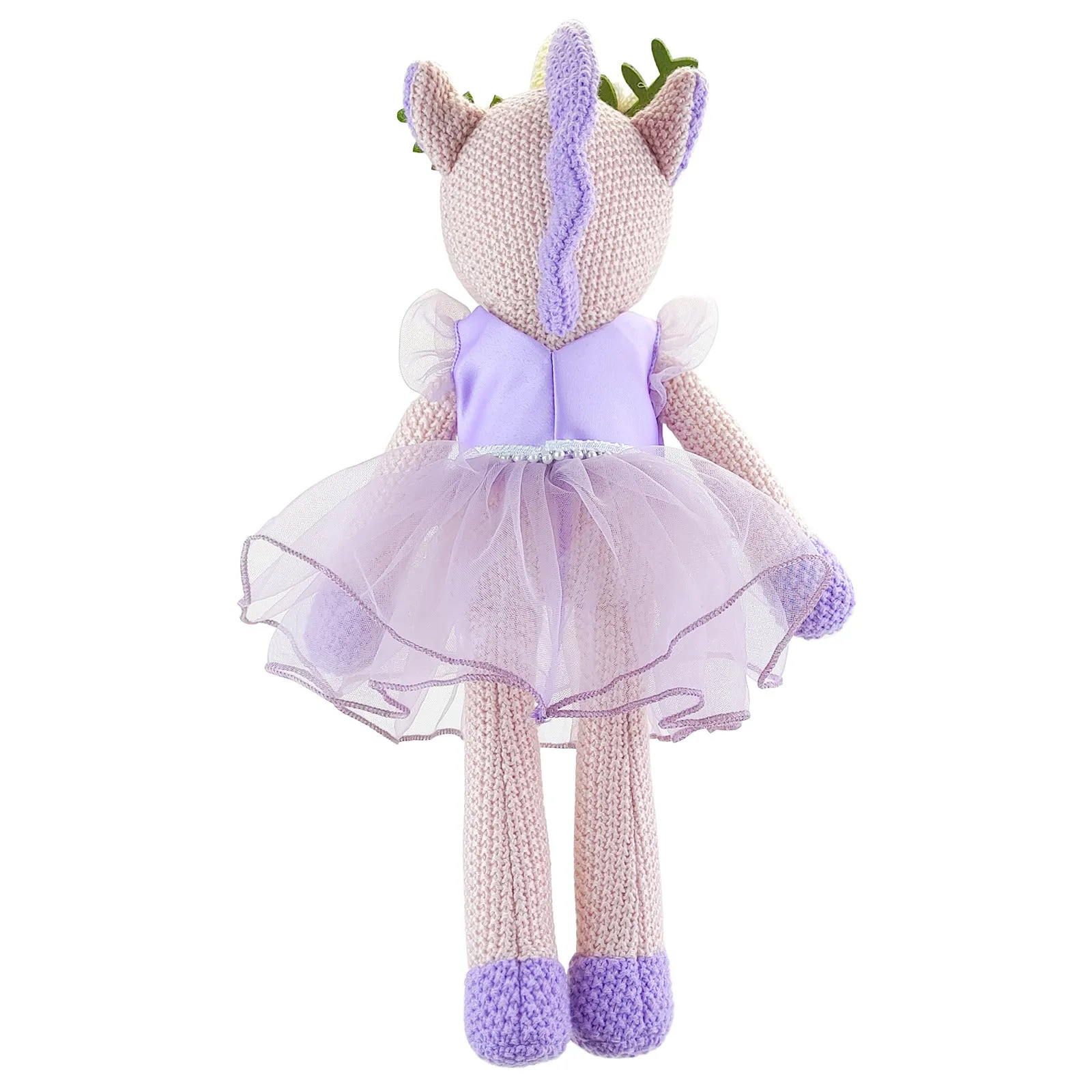 Eunice the Unicorn Knitted Purple