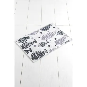 Fish DJT - White (40 x 60)  Bath Mat