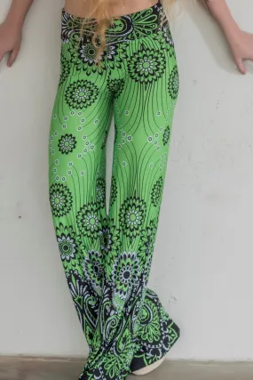 Floral Paisley Palazzo Pants