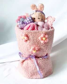 Fluffy Soft Toy Knit Bouquet - Bunny Doll
