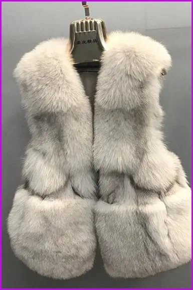 Fox Fur Gilet 55CM DO1494