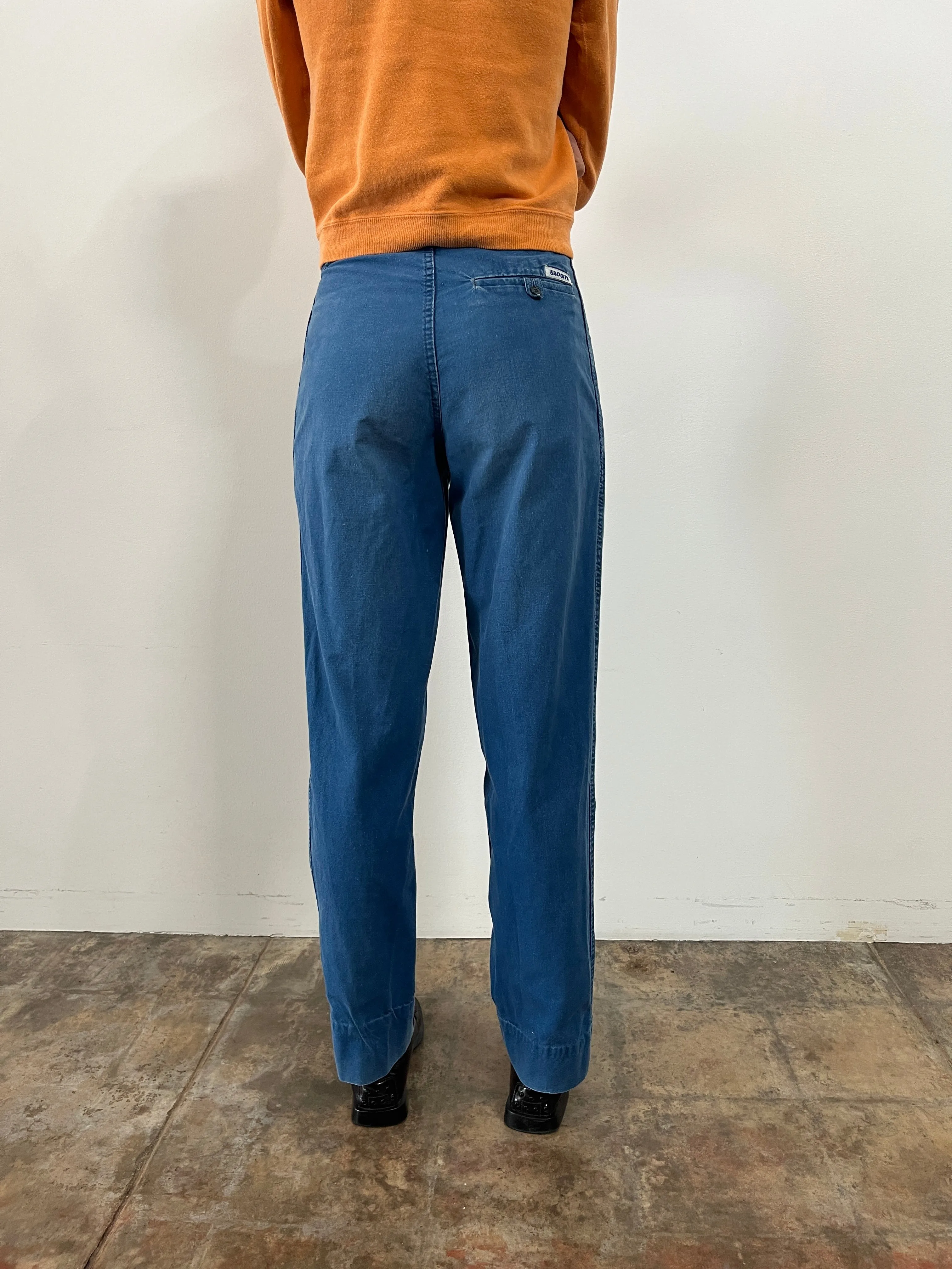 French Indo China Indigo Work Pants