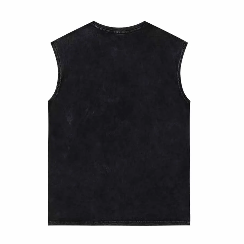Fuck Letter With Wings Vintage Washed Vest Top