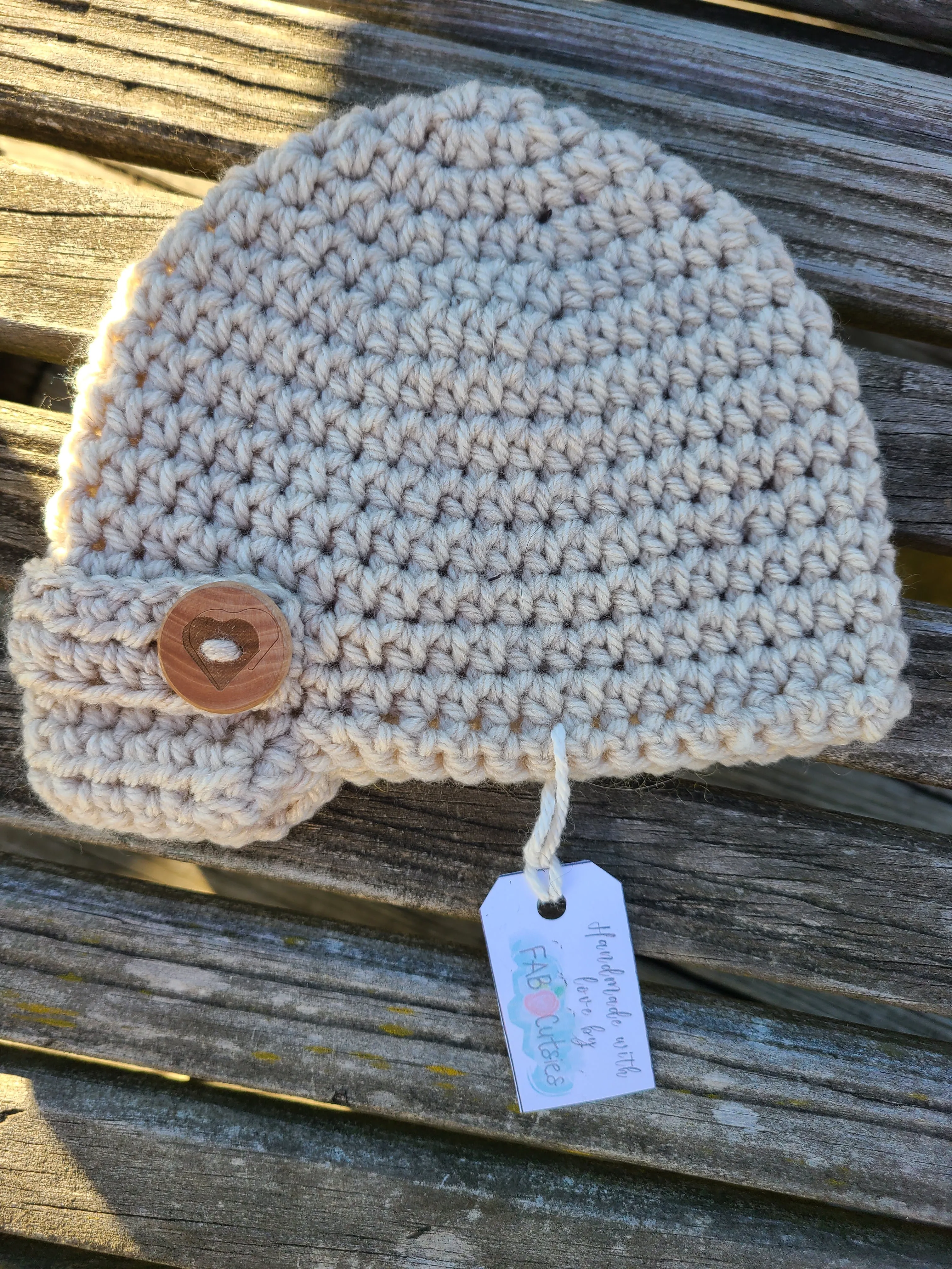 Gift Set-  "Family Snow Fun"- Hat & Mitt Set Hand-Crocheted