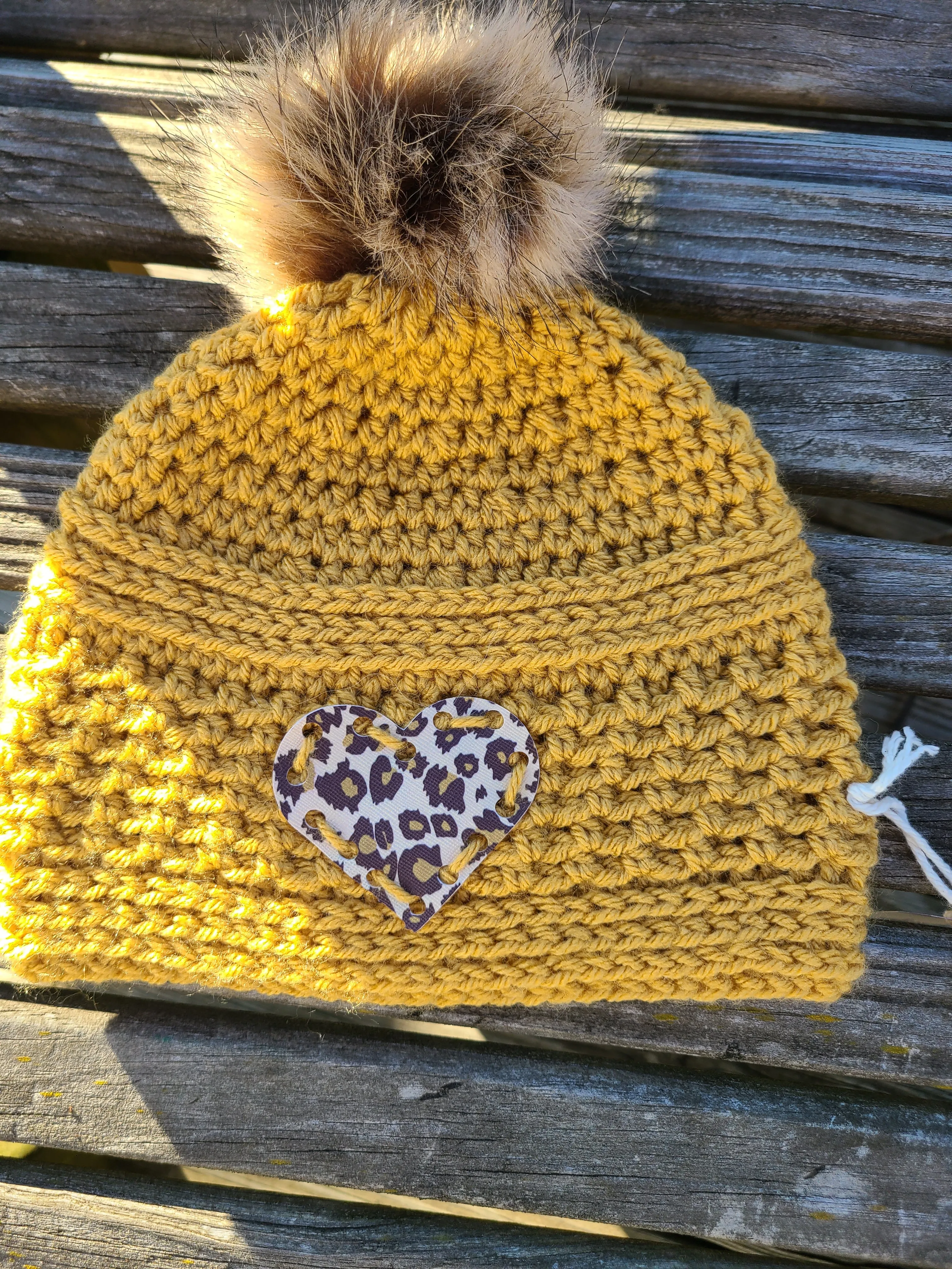 Gift Set-  "Family Snow Fun"- Hat & Mitt Set Hand-Crocheted