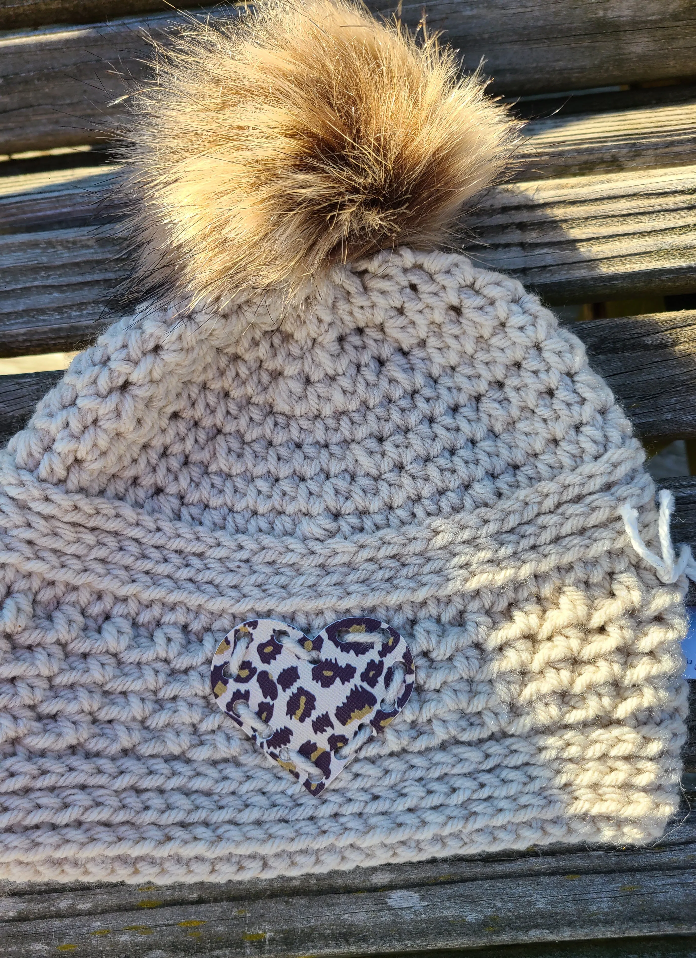 Gift Set-  "Family Snow Fun"- Hat & Mitt Set Hand-Crocheted