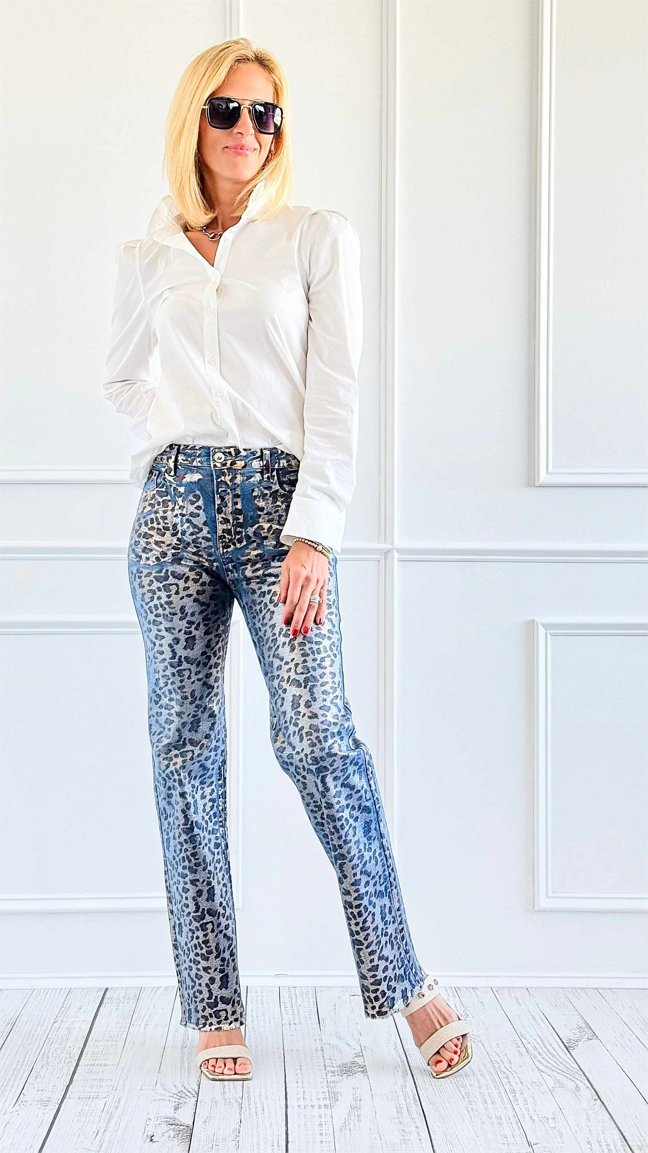 Gilded Wild Denim Pants