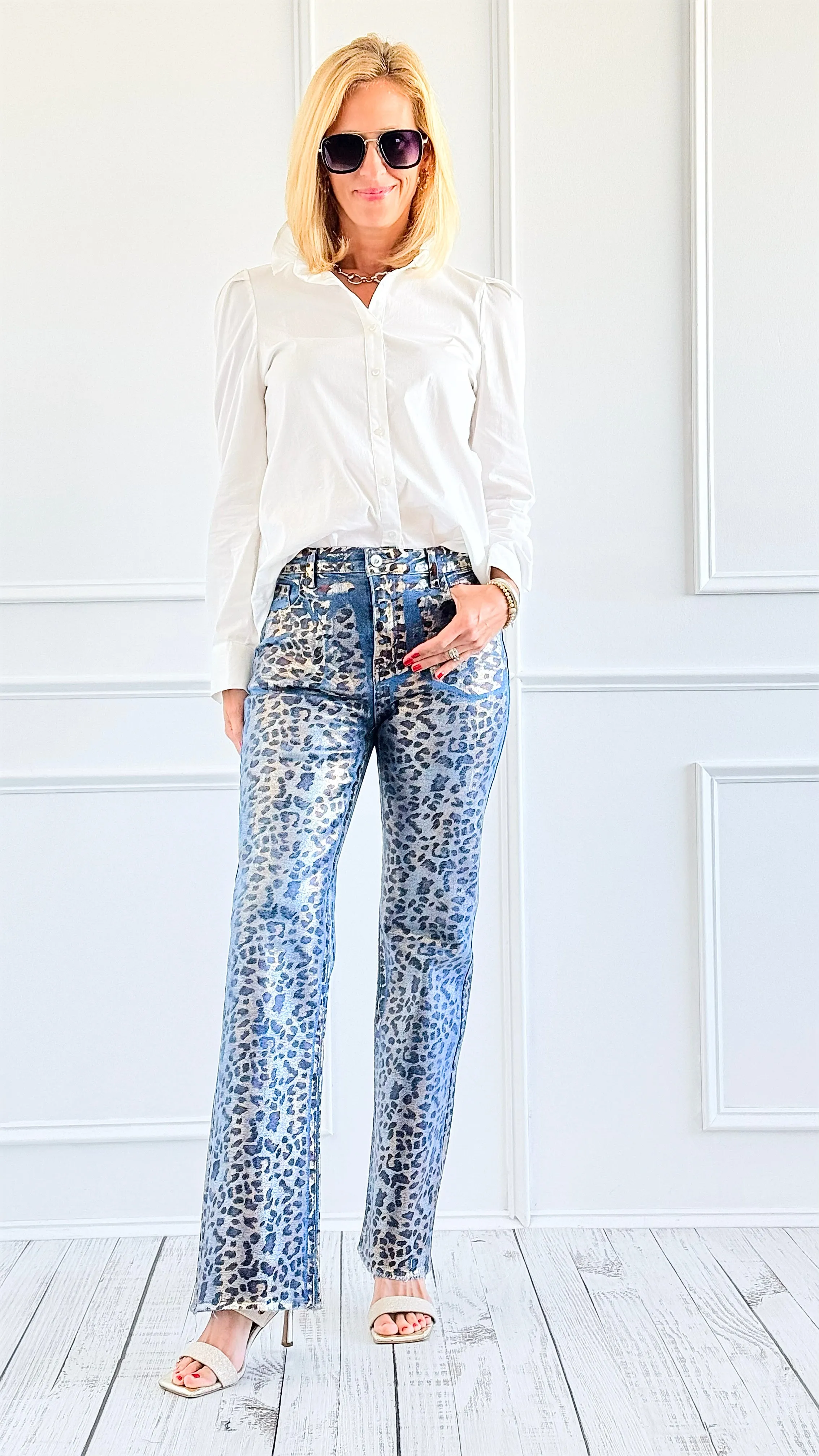 Gilded Wild Denim Pants