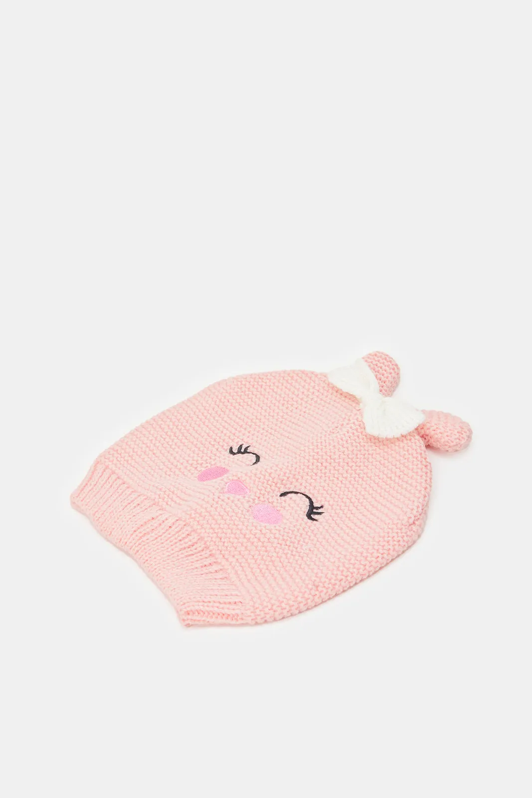Girls Assorted Knitted Cap Set (2 Piece)