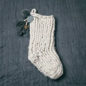 Hello Marla - Knitted Stocking - Blue