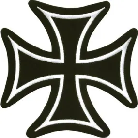 Iron Cross White Border Patch