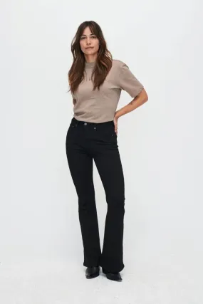 jeans - lisette flared - black