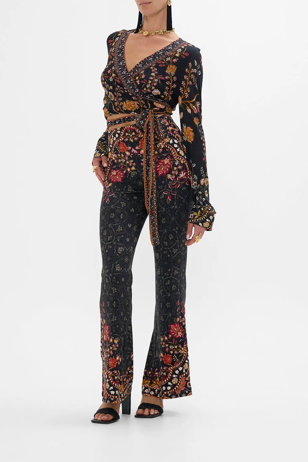 JERSEY FLARE PANT LOOM TO TOMB