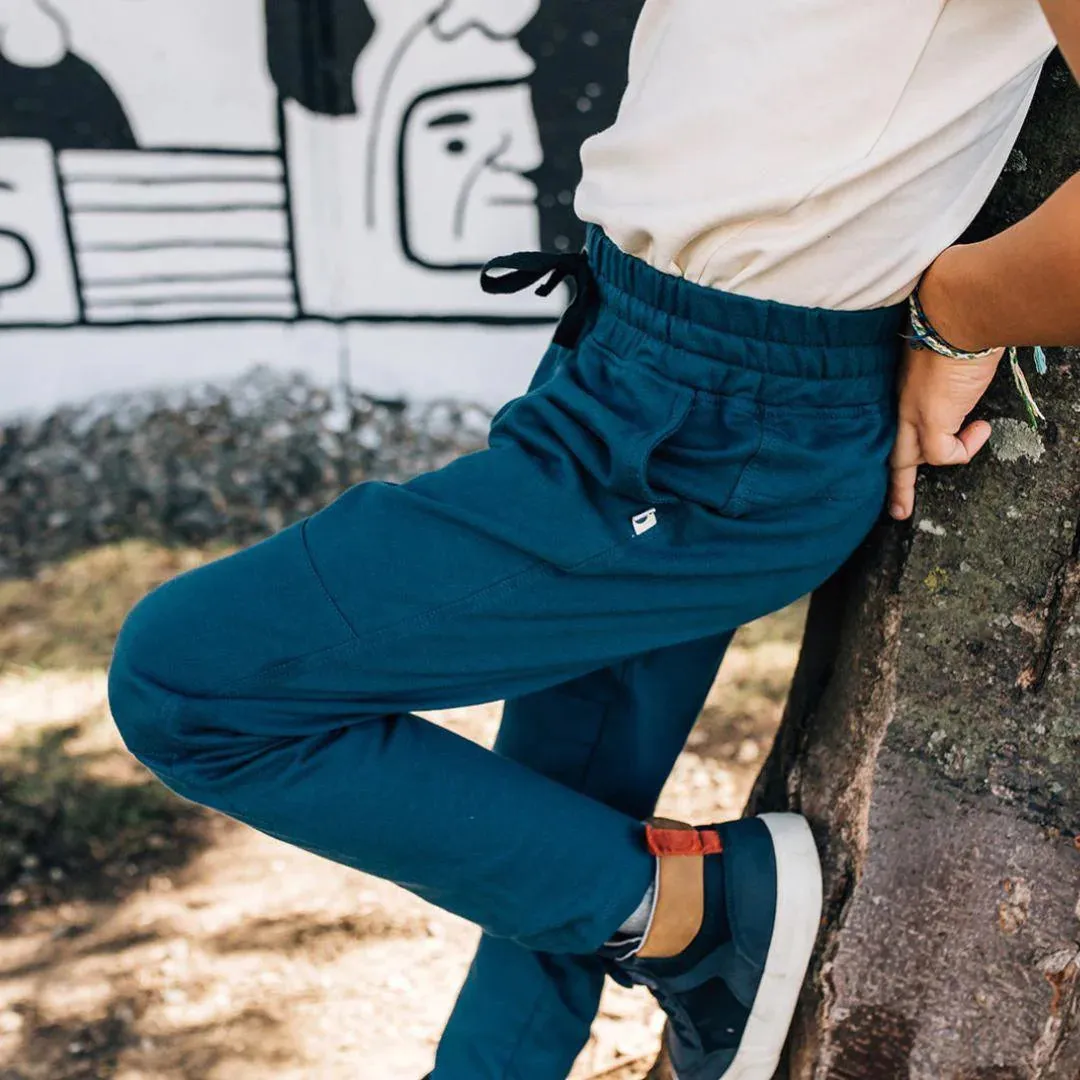 Kay Sweatpants - Peacock Blue