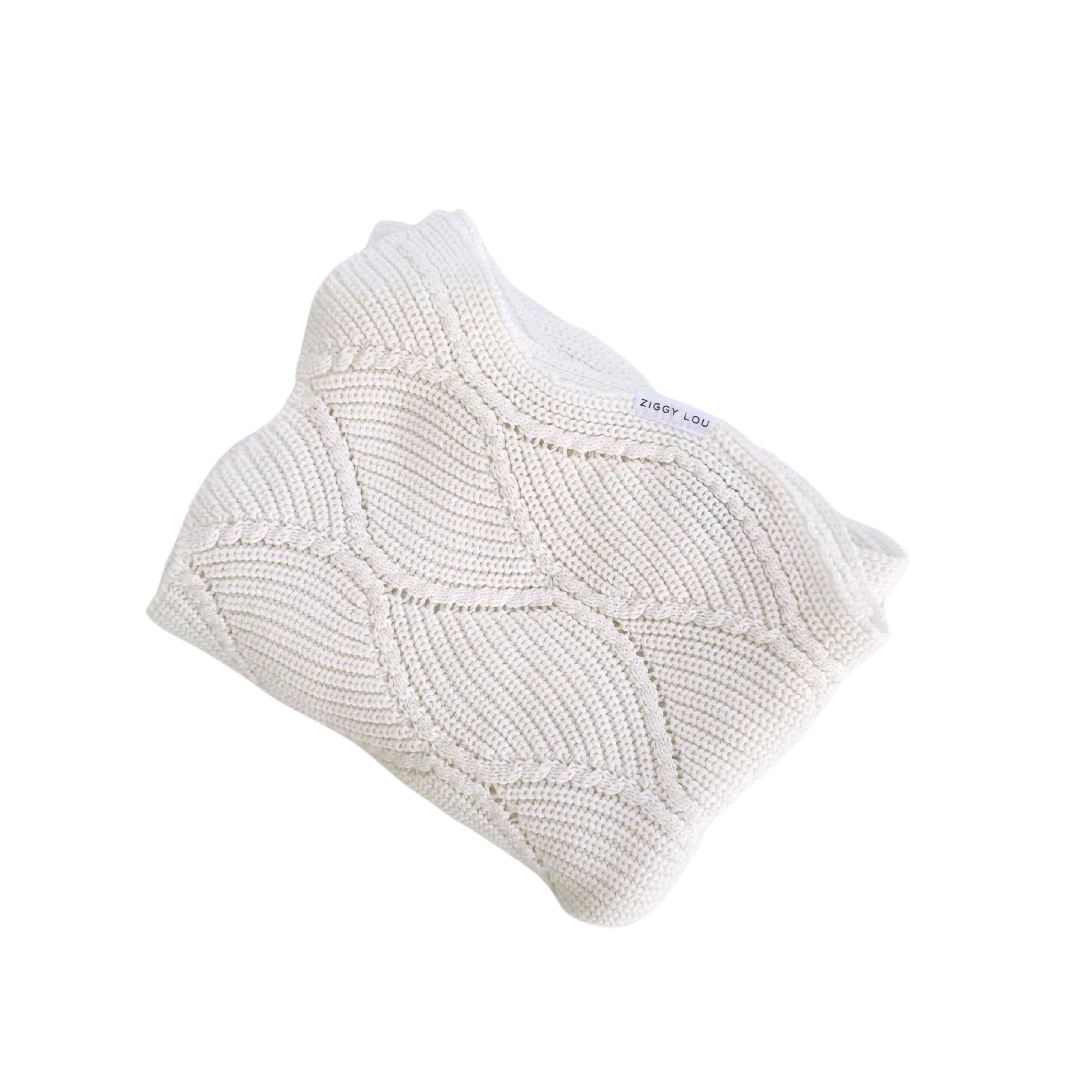 KNITTED BLANKET | MILK