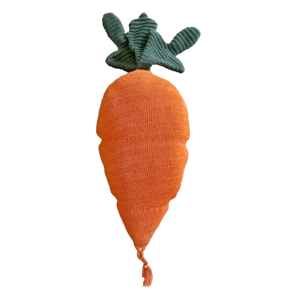 Knitted Cushion - Cathy the Carrot