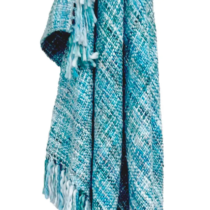 Knitted Oslo Cool Pool Throw Rug