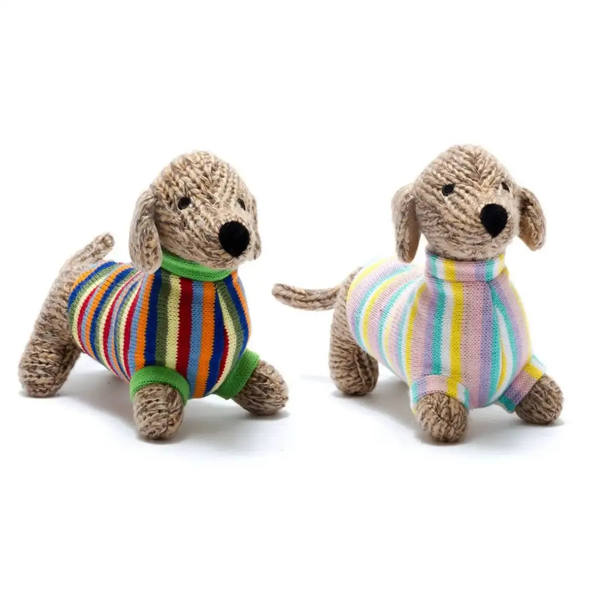 Knitted Pastel Sausage Dog