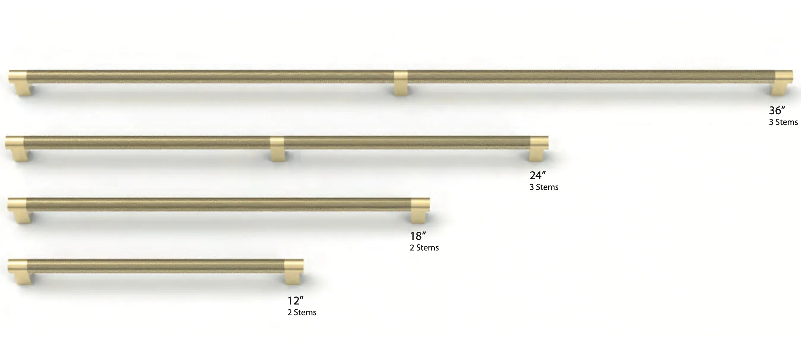 Knurled Matte Black Cabinet Knobs and Drawer Pulls