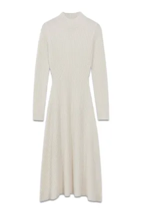 Kris Wool Blend Bodycon Midi Dress