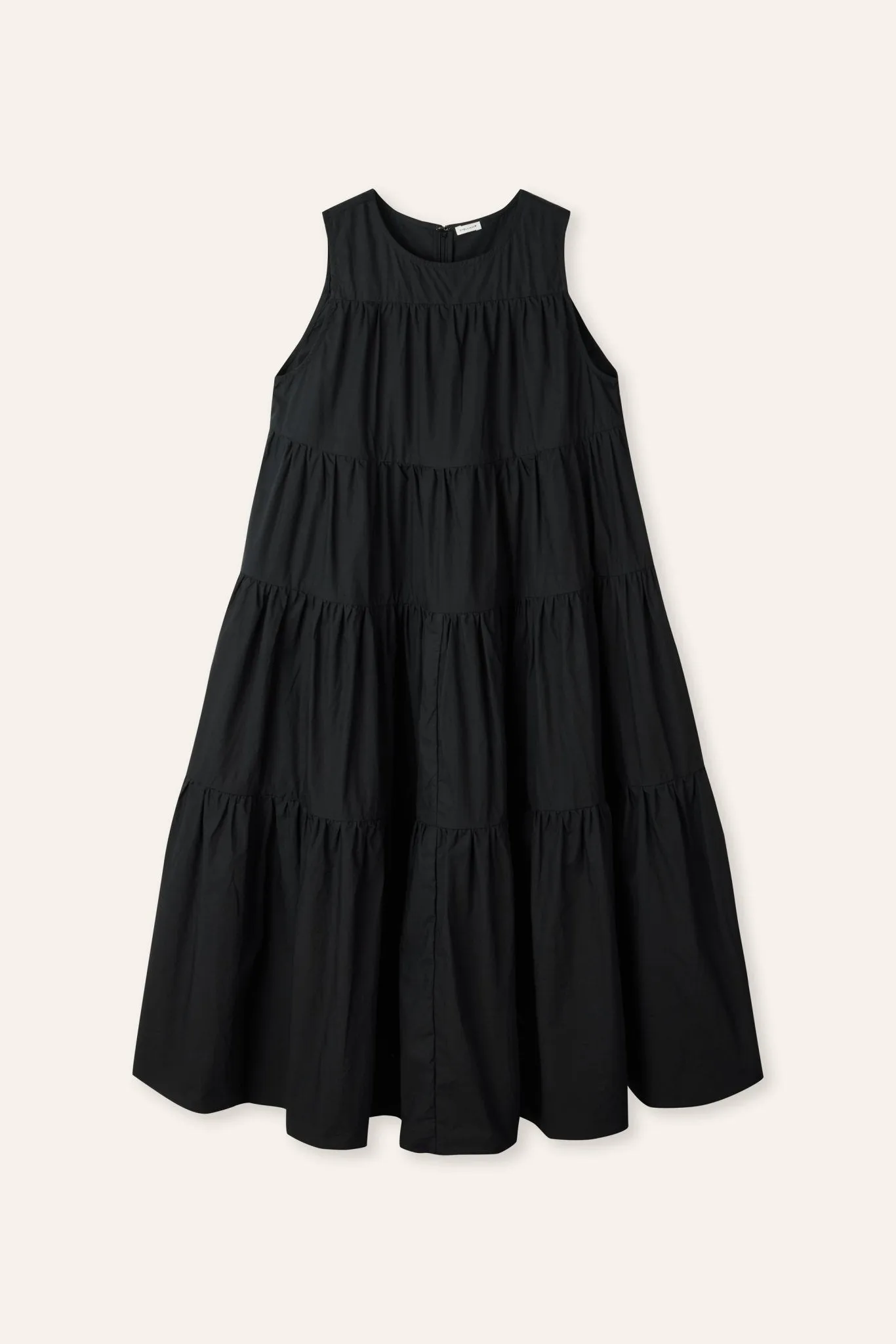 LAYER cotton dress (Black)