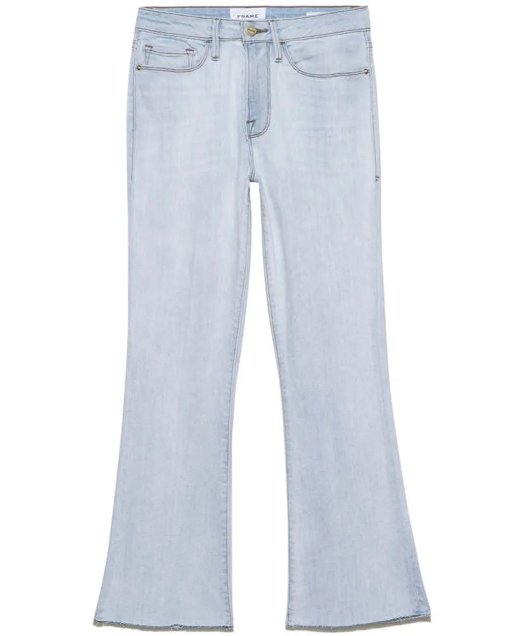 Le Crop Mini Boot Raw Jean in Division