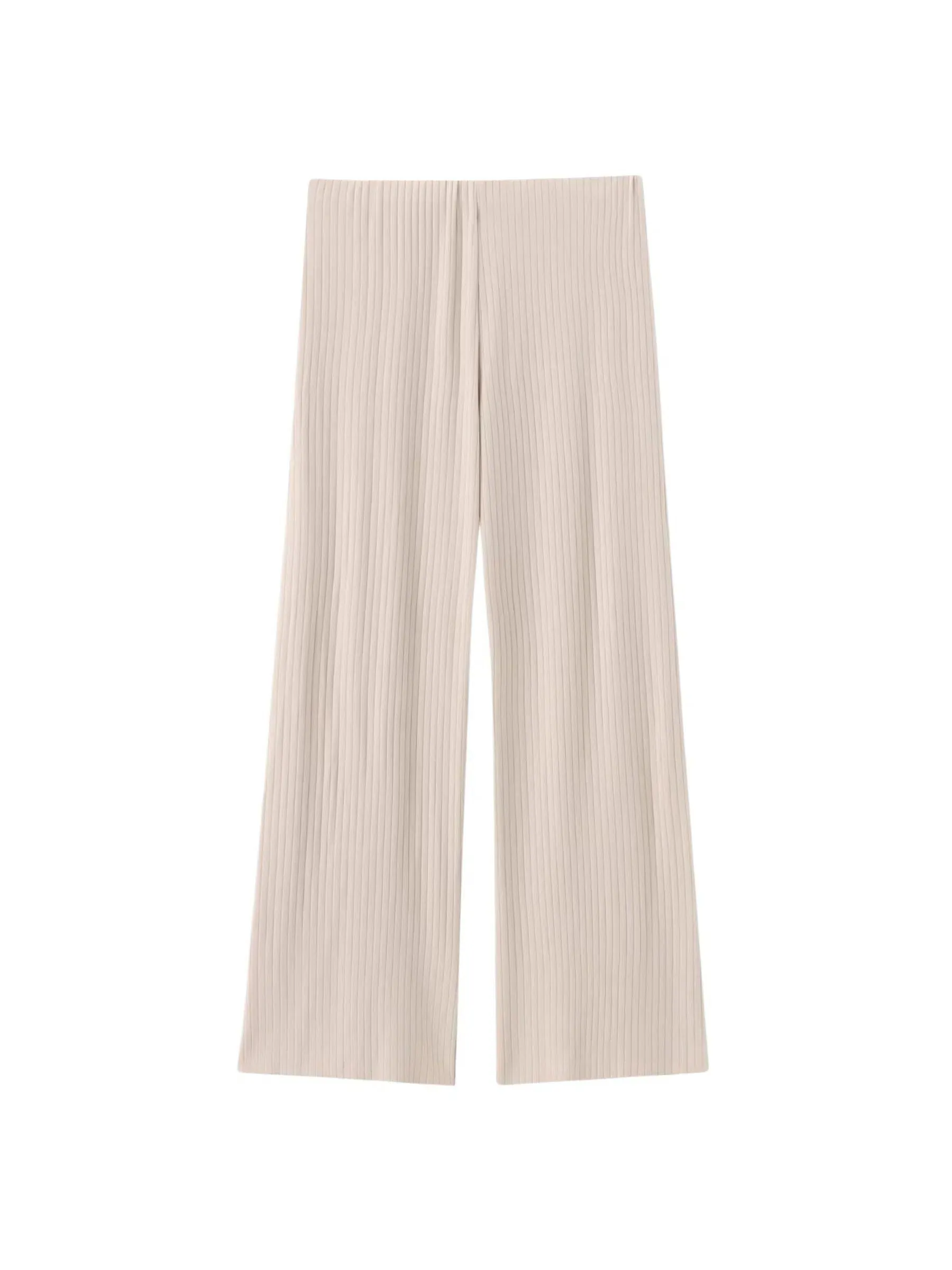 Leandra – Ribbed texture – Casual pants