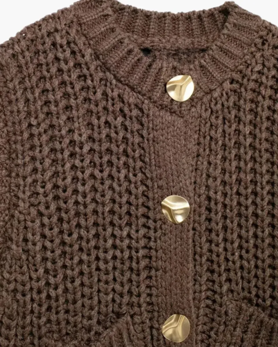 Leonelle – Button detailing – Sweater vest