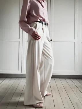 LOOSE SLACKS - OFF WHITE