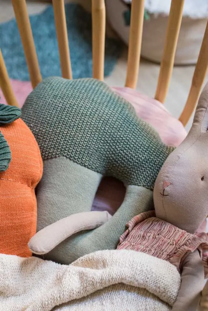 Lorena Canals Knitted Cushion Brucy The Broccoli
