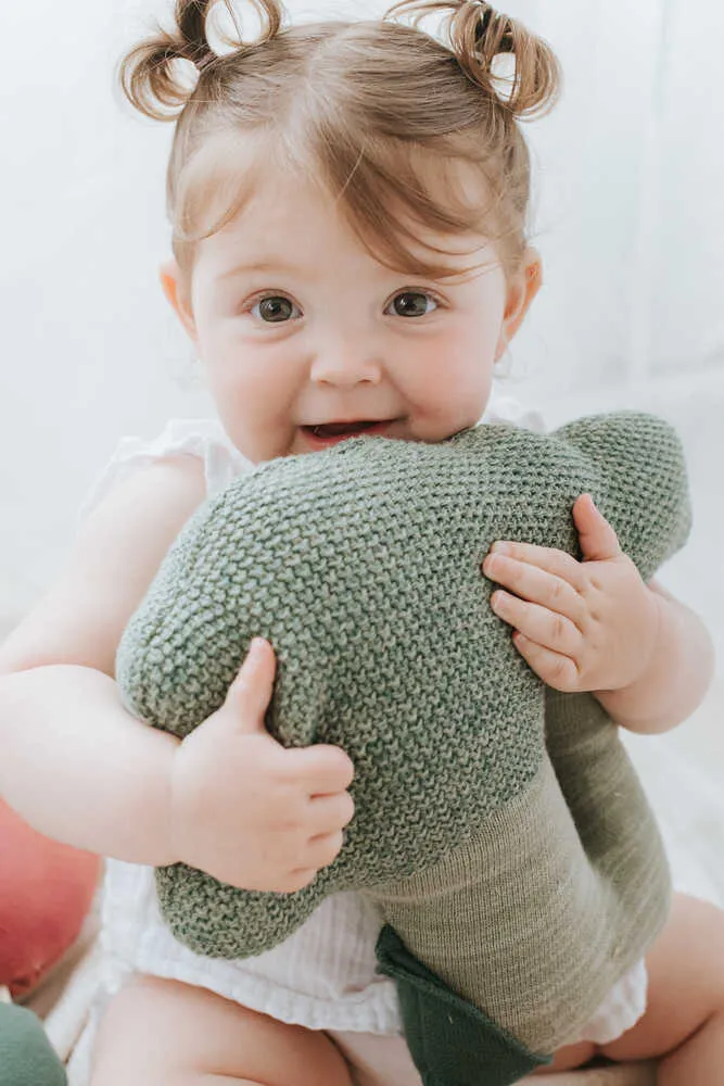 Lorena Canals Knitted Cushion Brucy The Broccoli