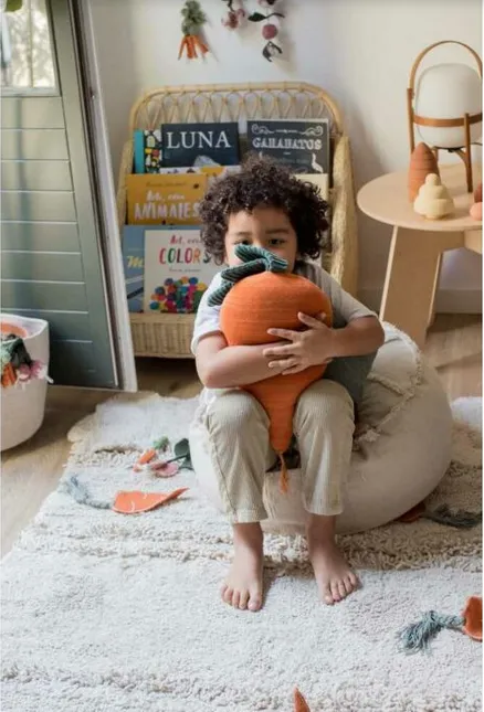 Lorena Canals Knitted Cushion Cathy the Carrot