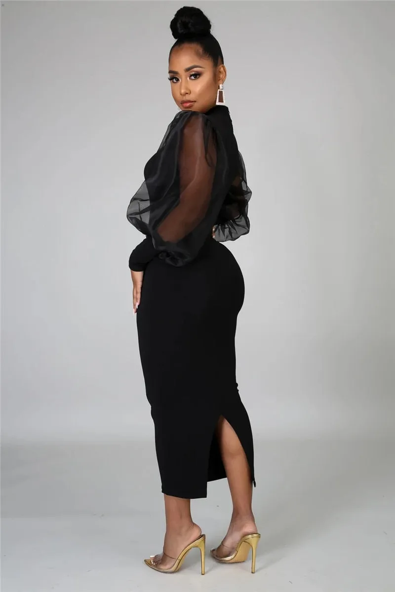 Luxia Mesh Dress