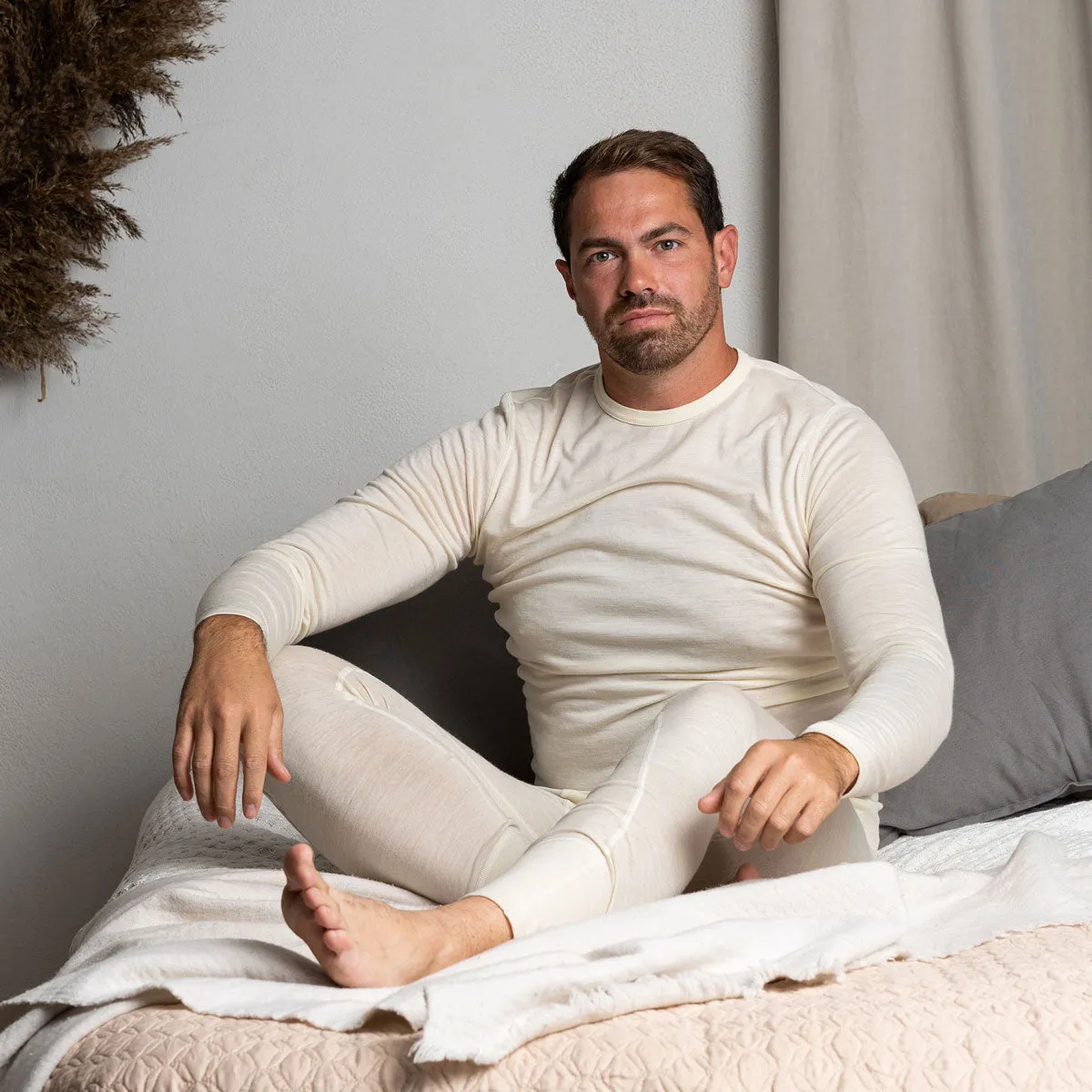 Men's 160 Merino Pants Natural