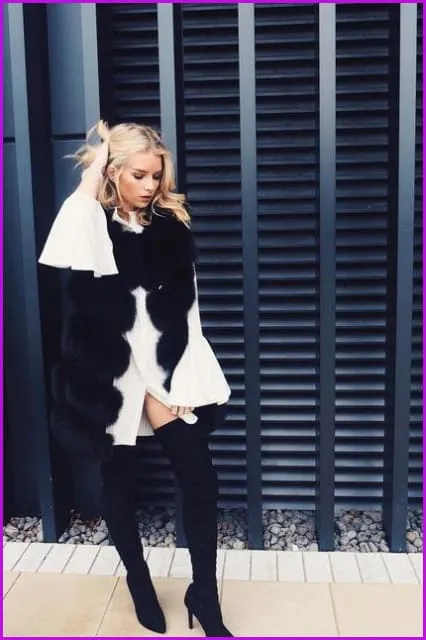 Mid-Long Fox Fur Gilet 70CM