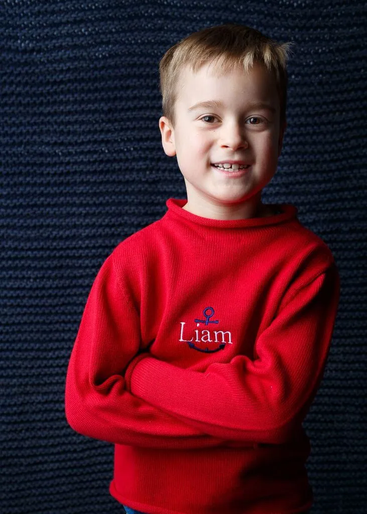 Monogrammed sweater
