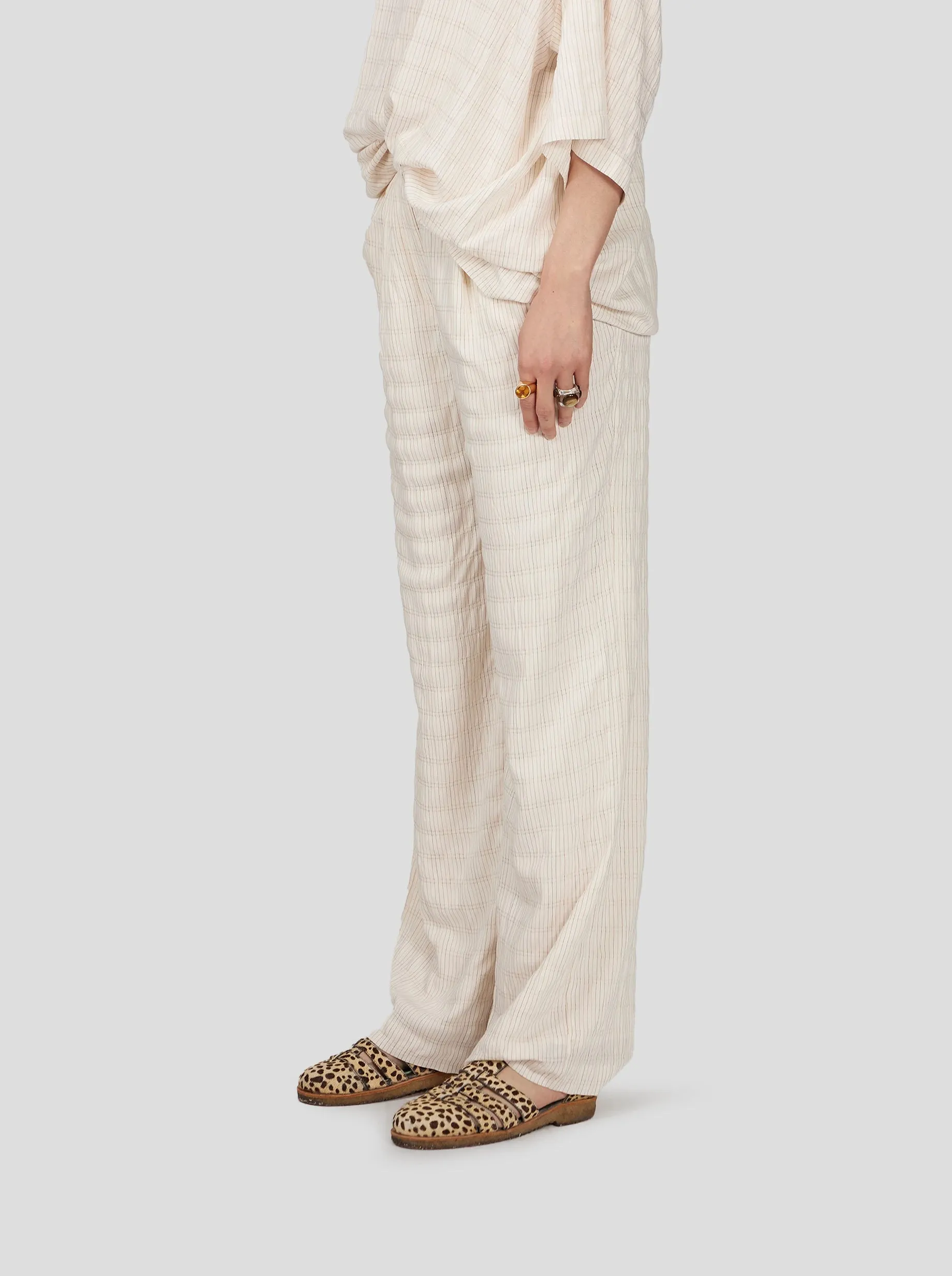 Moor Pants in Neutral Stripes