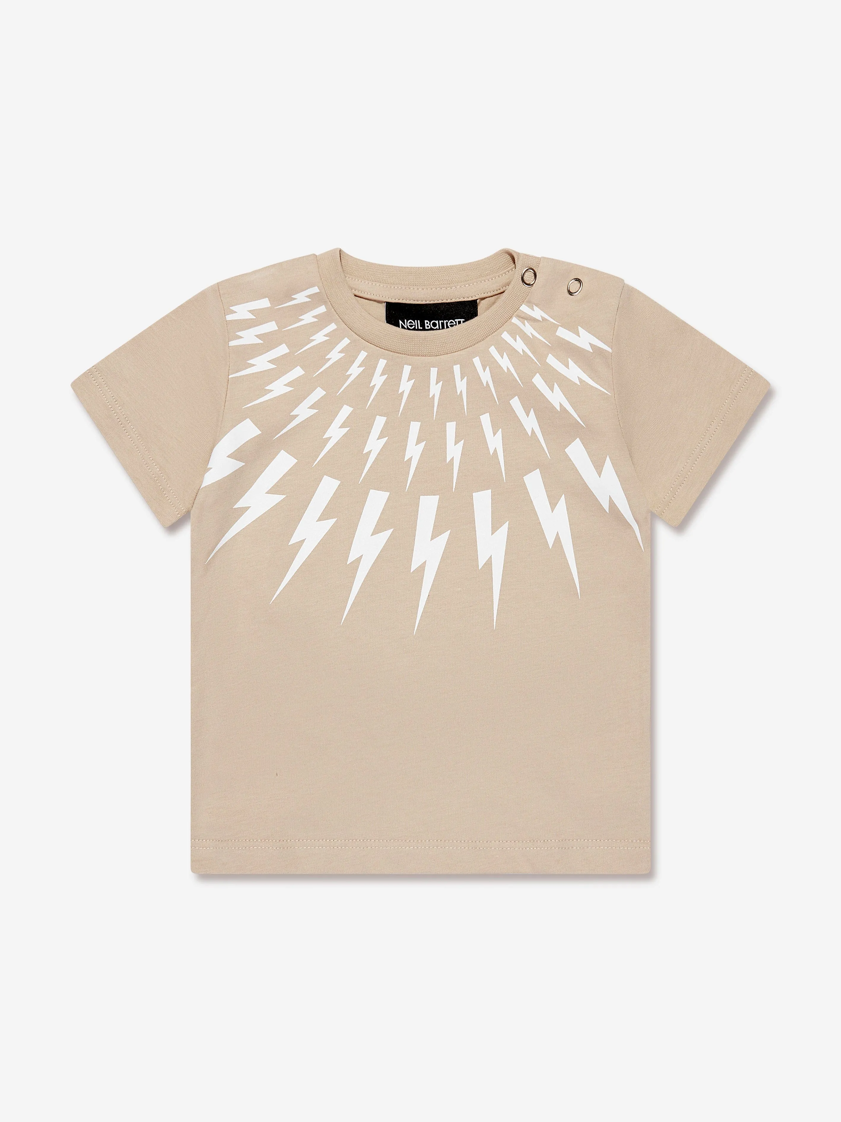 Neil Barrett Baby Boys T-Shirt And Shorts Set in Beige