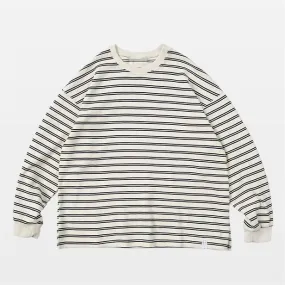 OllieSnap リラックスフィットボーダーTシャツ OS119