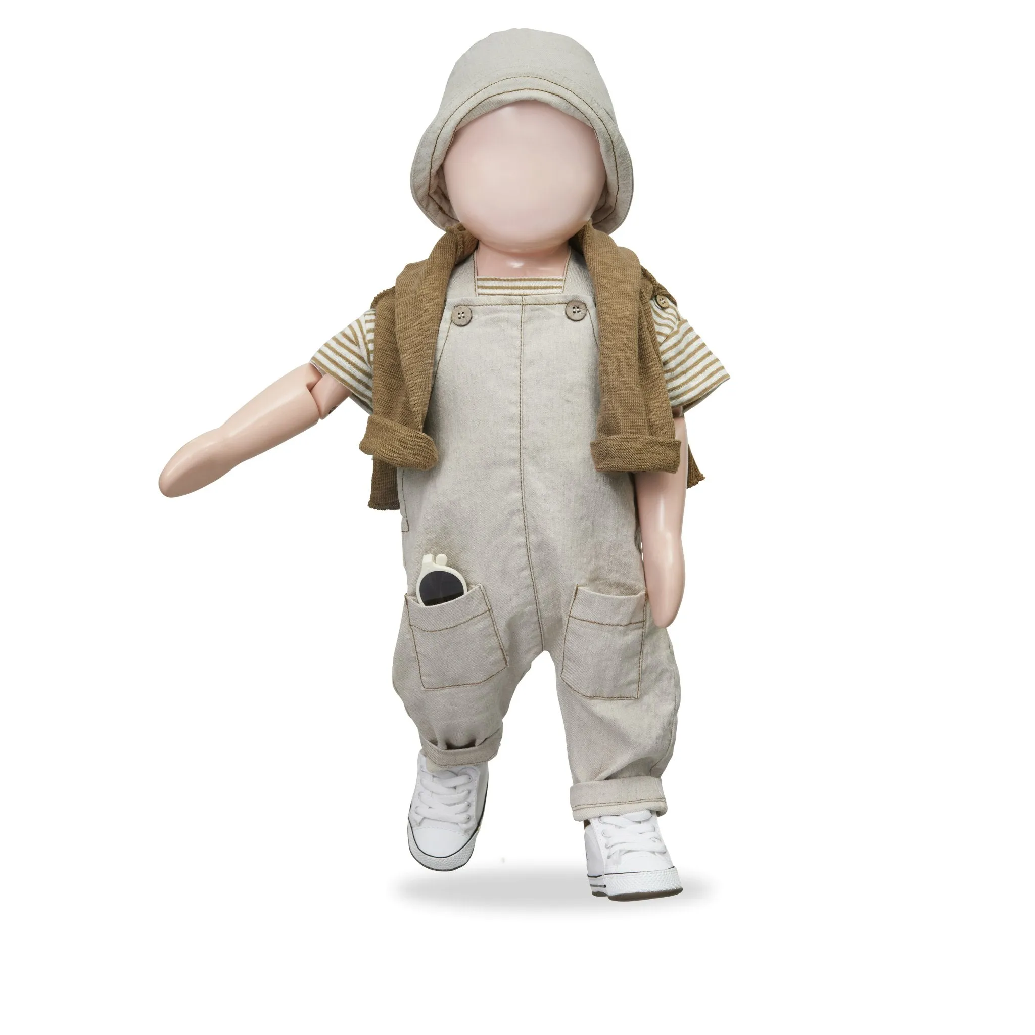 One More In The Family Nil Cotton Linen Overall