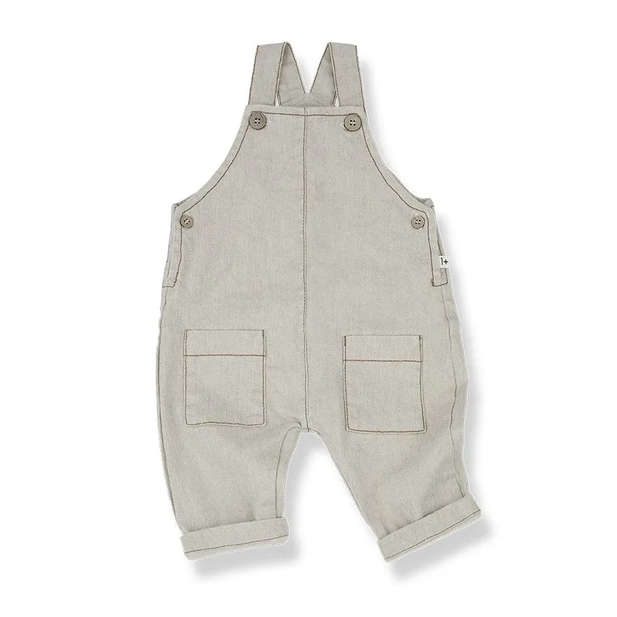 One More In The Family Nil Cotton Linen Overall