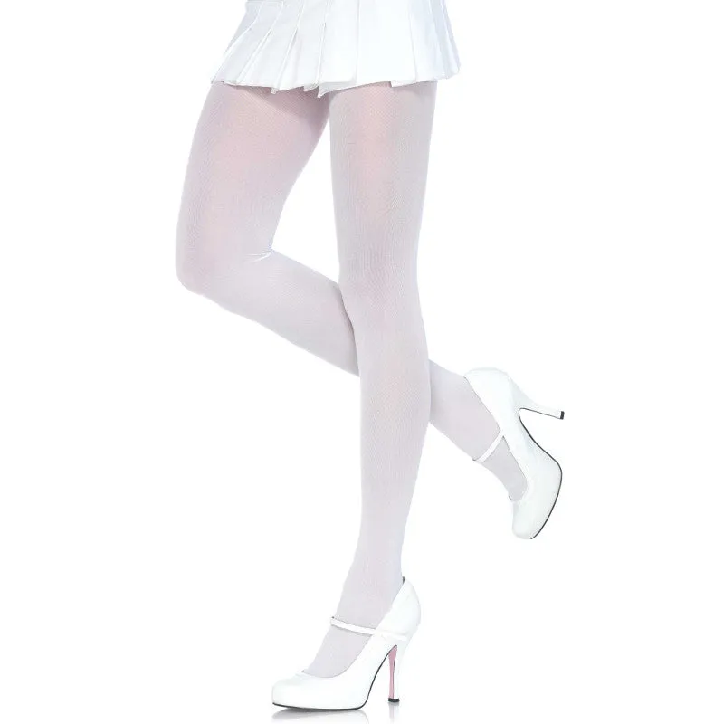 Opaque White Pantyhose - Leg Avenue